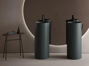 Отдельно стоящий круглый умывальник