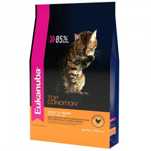 ПР0055342 Корм для кошек с домашней птицей сух.10кг Eukanuba