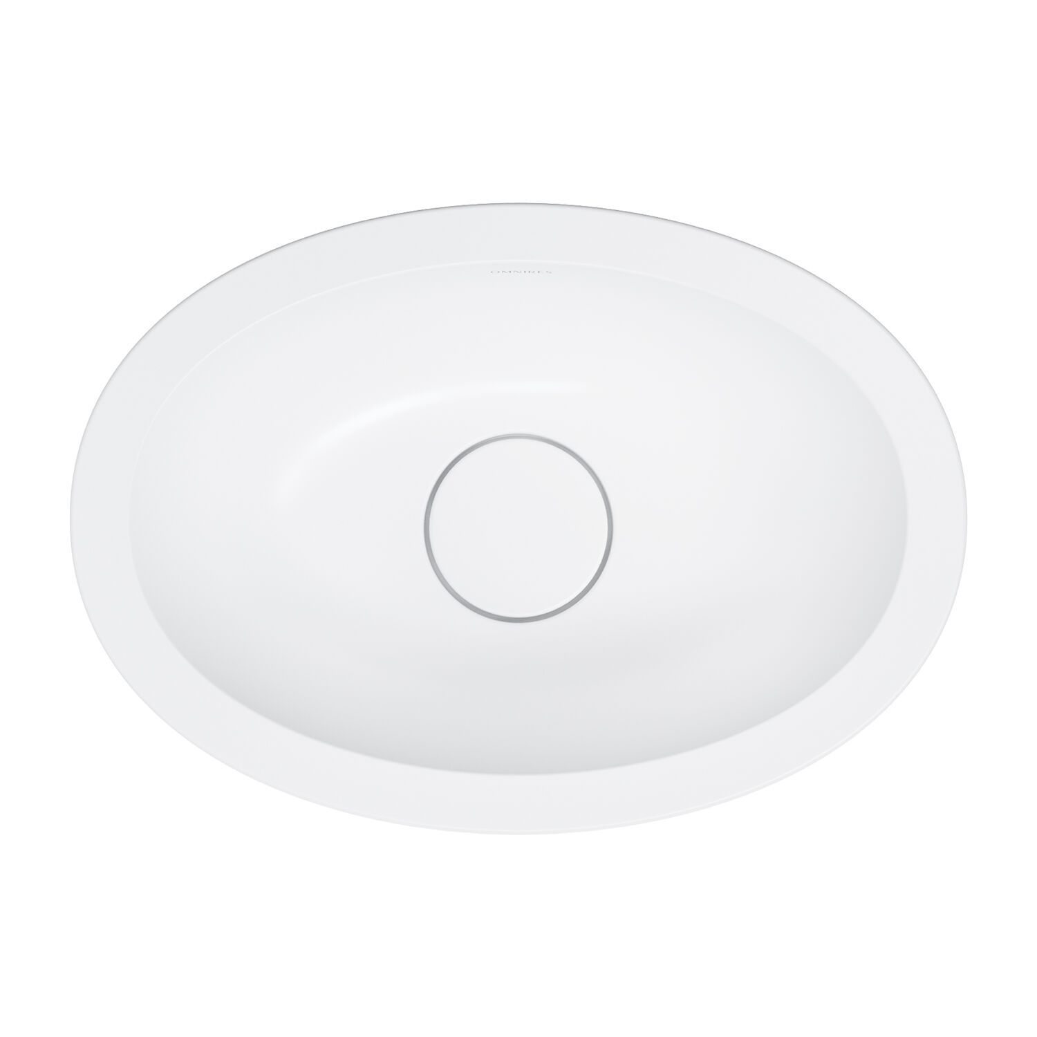 Встраиваемый умывальник из Овального композитного материала OMNIRES SHELL M+ SHELLUP ARCH-00143000 - Вид №7