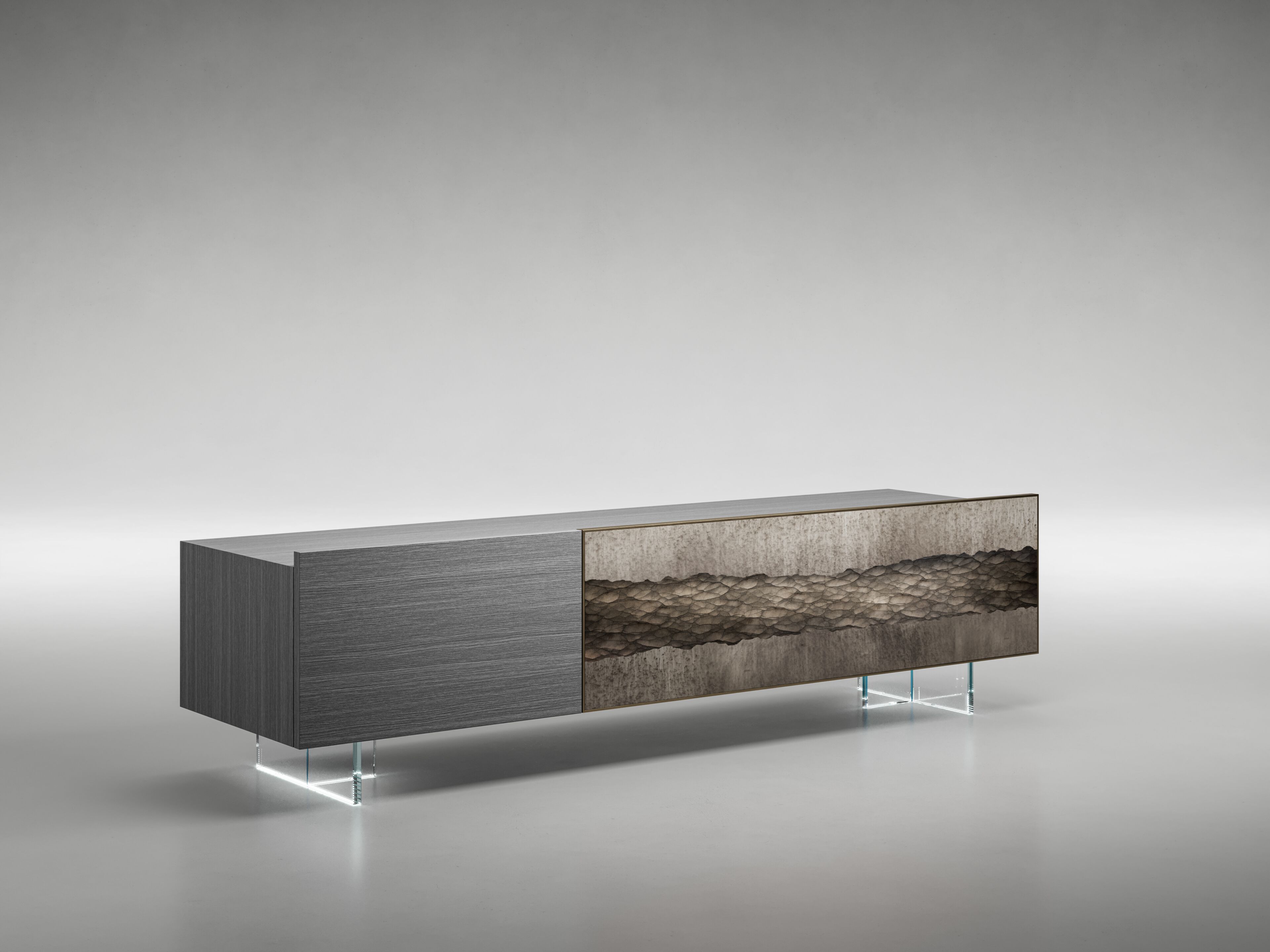 Деревянный шкаф для телевизора с ящиками ARTE VENEZIANA Langhe ARCH-00129253 - Вид №2