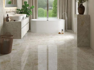 Пол / керамогранит с мраморным эффектом