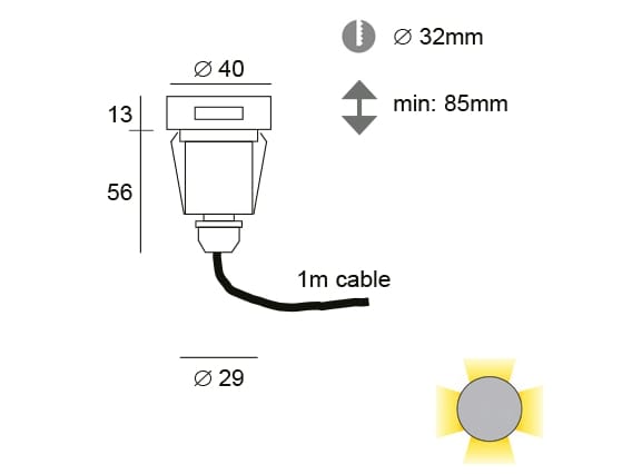 Открытый алюминиевый светодиодный маркер BEL-LIGHTING ARCH-00070821 - Вид №6
