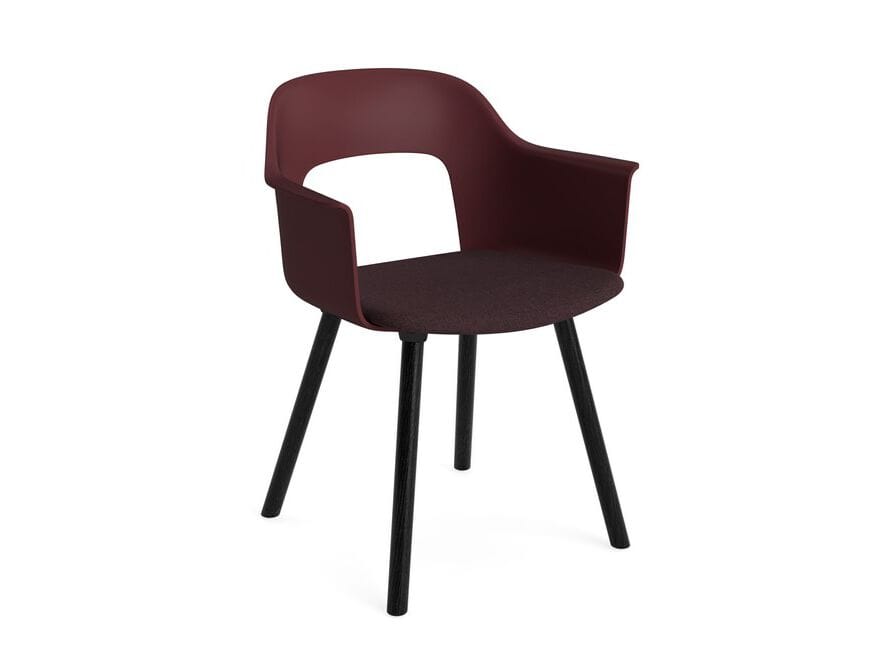 Стул с мягким сиденьем с подлокотниками Hay макет ARCH-00123440 - Вид №21