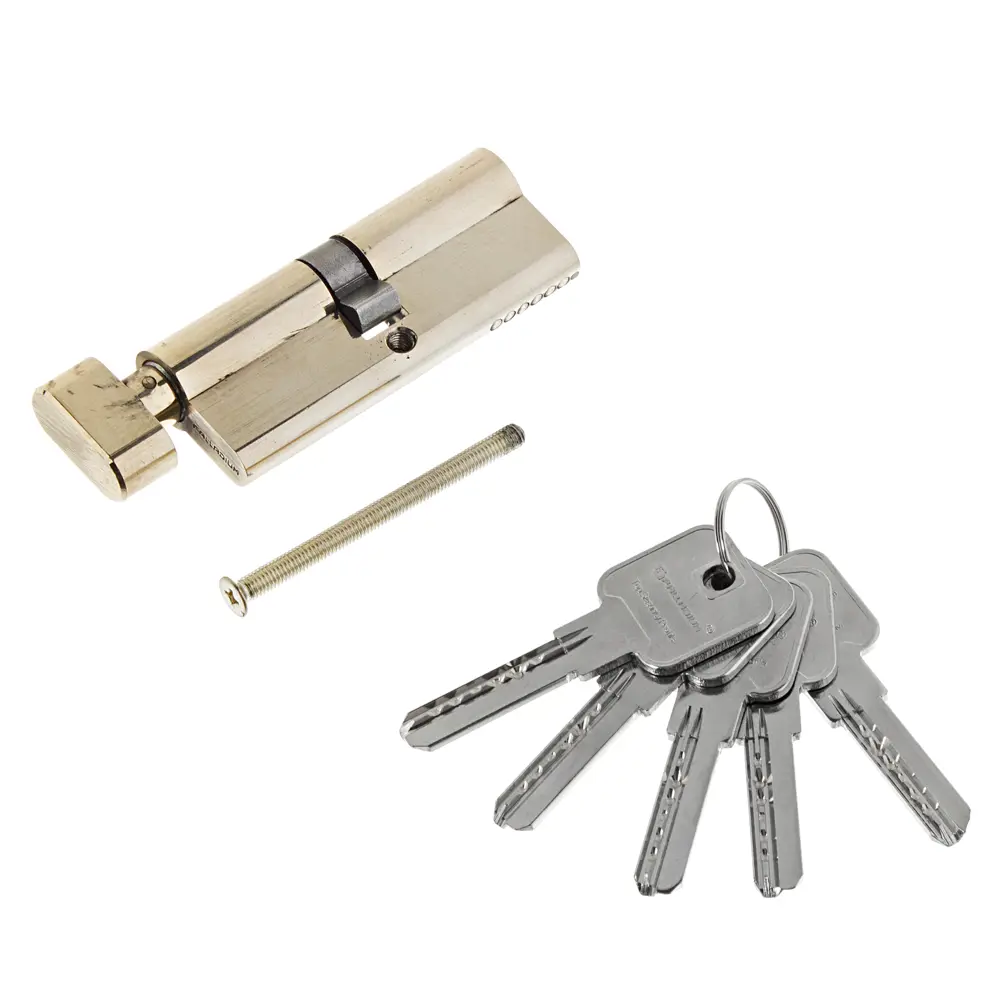 Цилиндр ключ/вертушка 40x40 золото, 80 C BK PB PALLADIUM STLM-2195523 - Вид №2