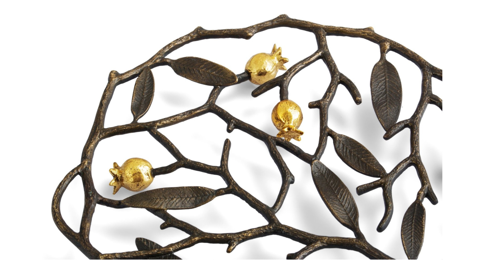 10650251 Michael Aram Подставка под горячее Michael Aram Гранат 23см, латунь Латунь  - Вид №1