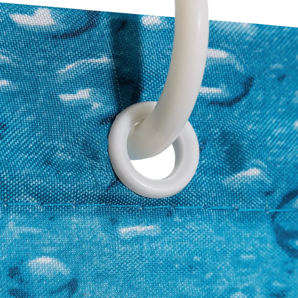 Штора для ванной комнаты «Aqua» 180x180 см цвет синий SWENSA SWC-90-55 STLM-2151174 - Вид №4