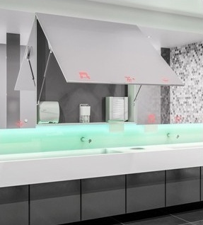 DJSM0039A За зеркалом автоматический дозатор дезинфицирующего средства для рук mediclinics  - Вид №3