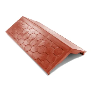 Парапет ППК 500x258x25 мм цвет терракота