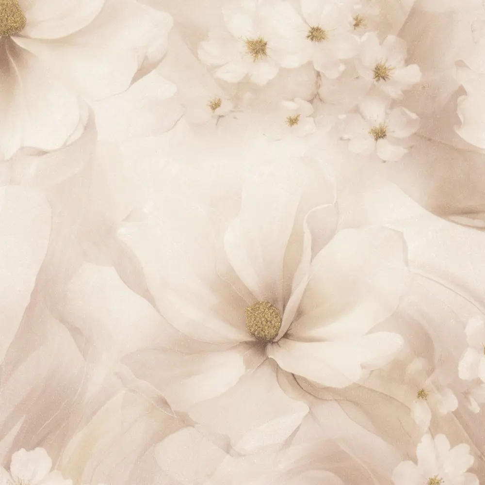 Обои флизелиновые Belvinil Апрель бежевые 1.06 м 1053-12 STLM-2161691 - Вид №2