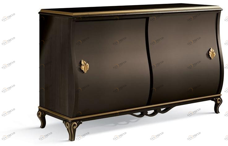 Carpanese Home Комод деревянный с раздвижными дверцами Heritage 5007