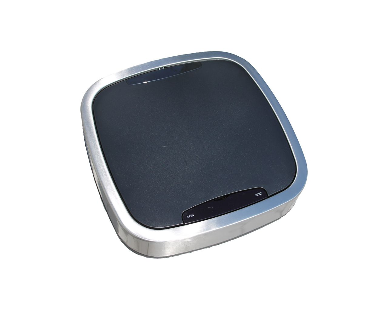 KIM503 Автоматическая корзина SENSOR, бесконтактная, квадратная, 12 л, матовая сталь Merida  - Вид №4