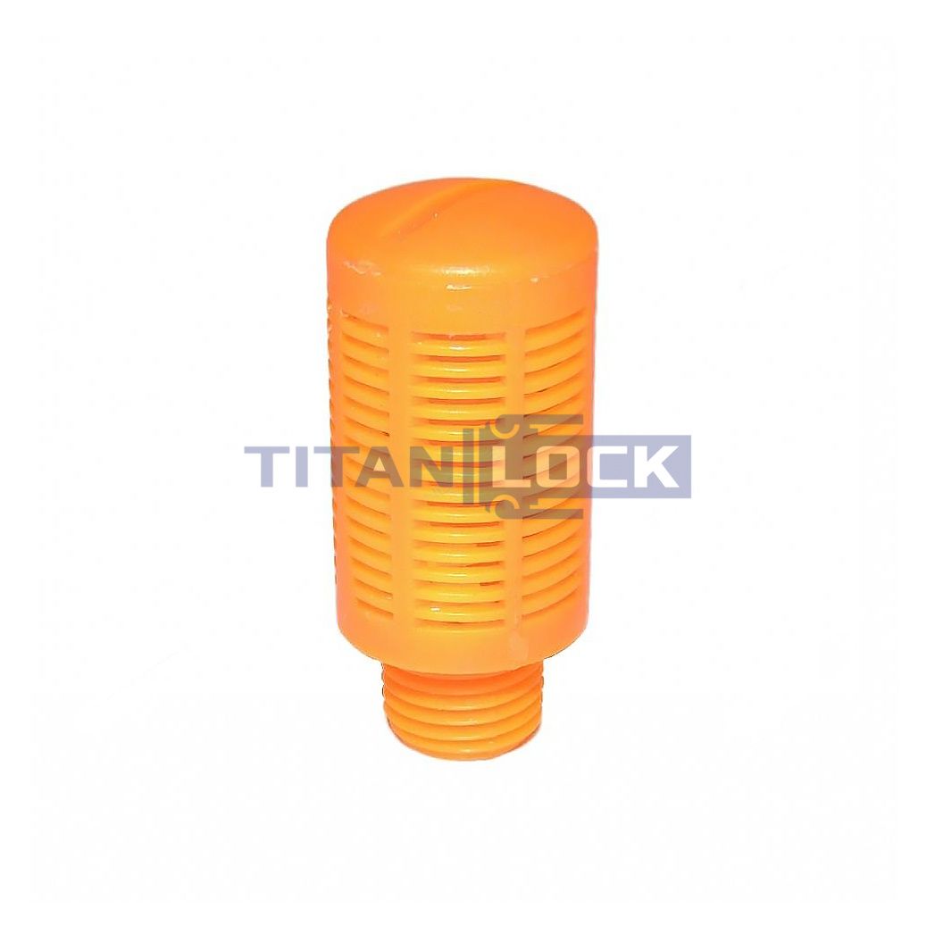 Пневмоглушитель пластиковый тип PSL, наруж. резьба 1/8", TLP-PSL-01 TITAN LOCK 