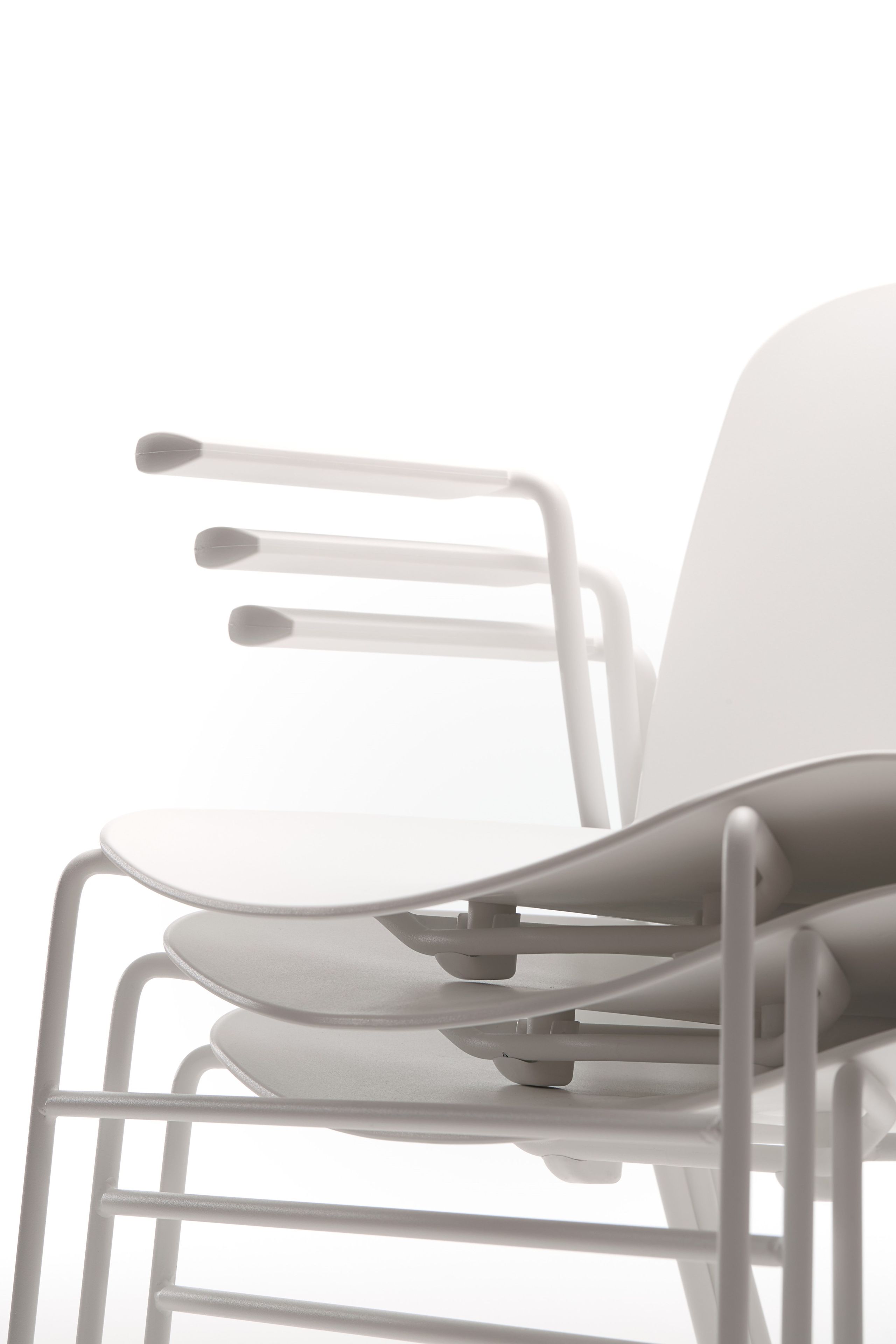 Штабелируемый стул из полипропилена с подлокотниками VAGHI свободный стул ARCH-00137655 - Вид №5