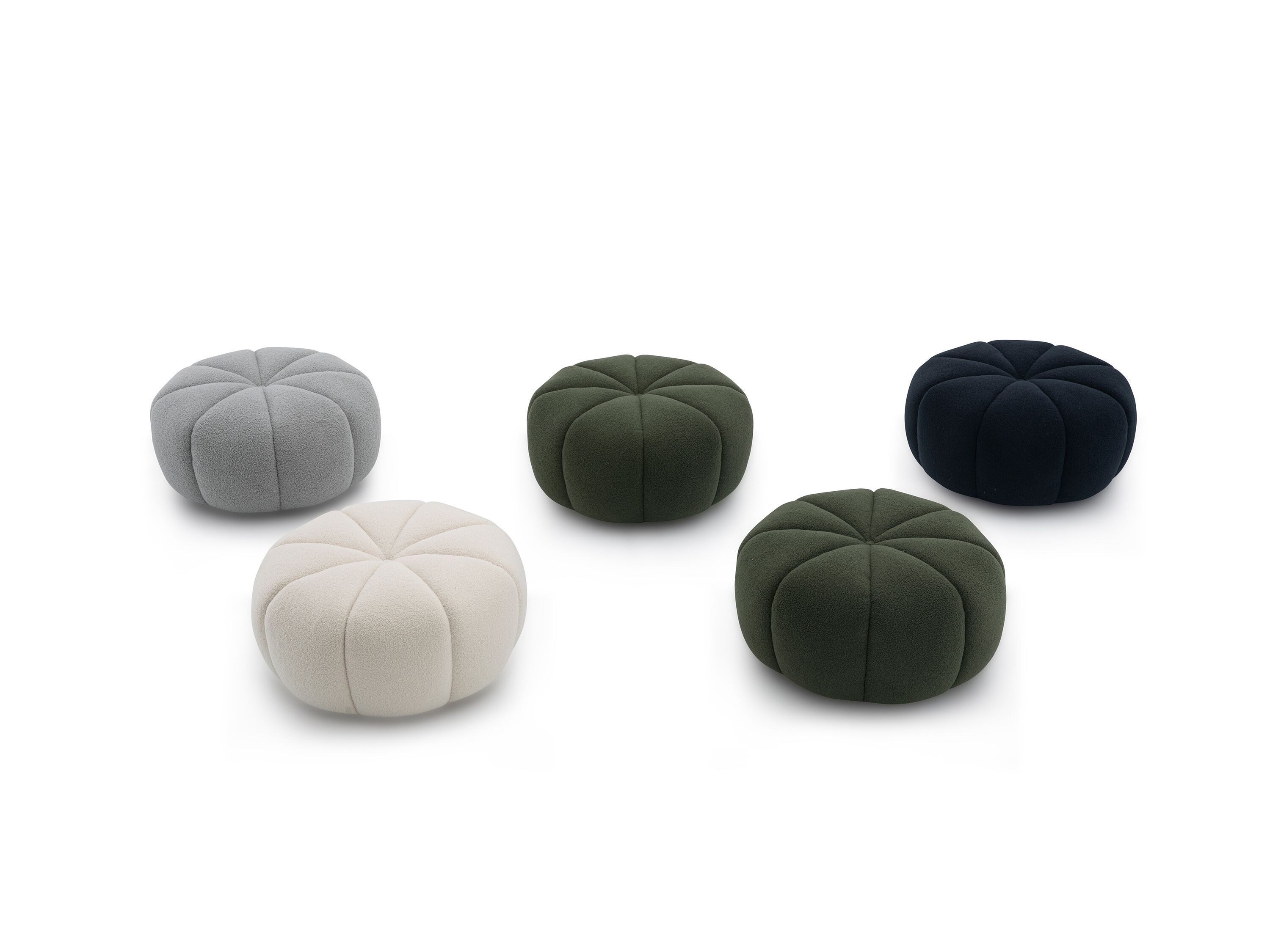 Круглый пуф из ткани CAMPO DE' FIORI CDF062 ARCH-00069220 - Вид №2