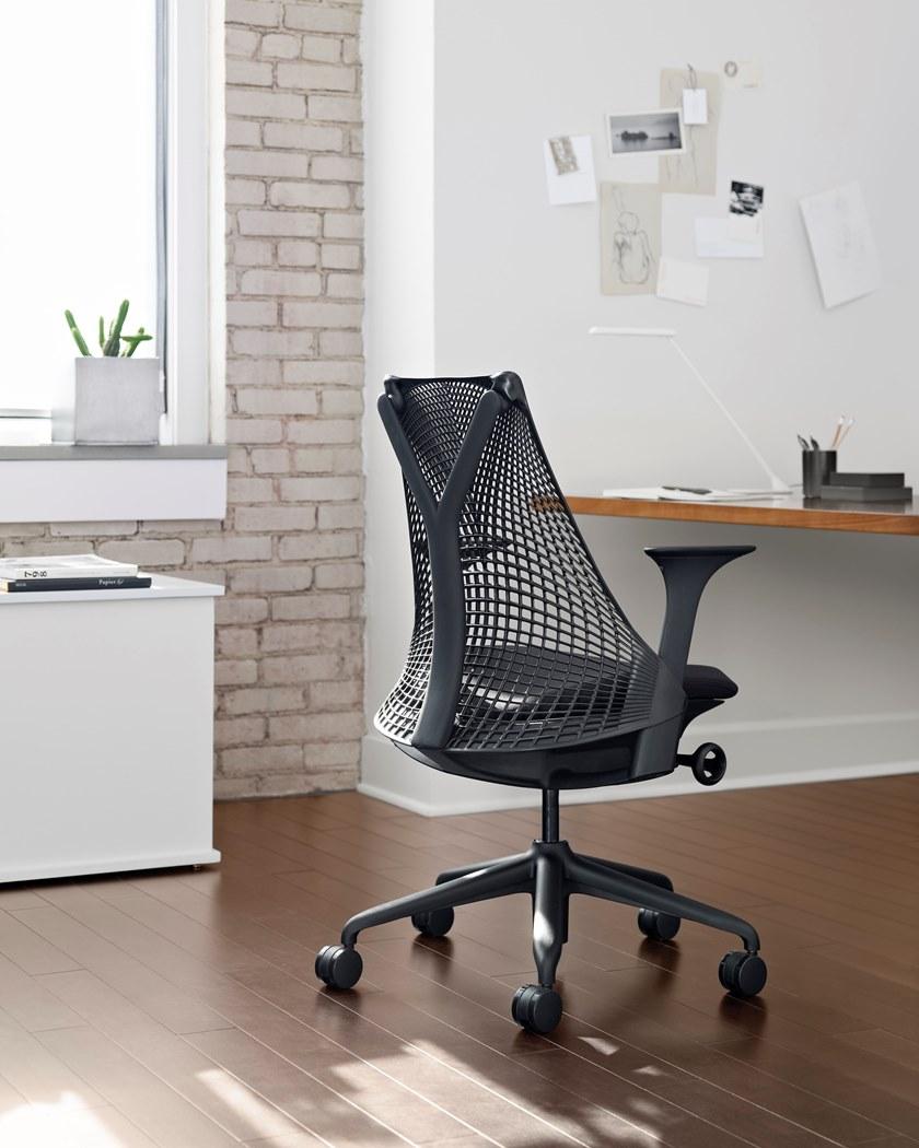 Herman Miller Стул офисный вращающийся с 5 спицами и подлокотниками Sayl sun-id-1379752 - Вид №20