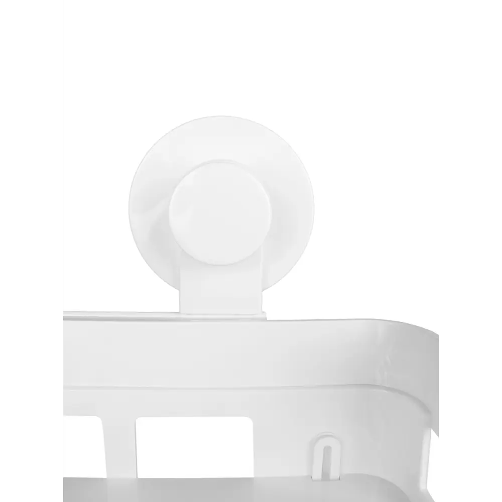 Полка 1-ярусная навес на присосках easy пластик белый Santreyd STLM-2075336 - Вид №5