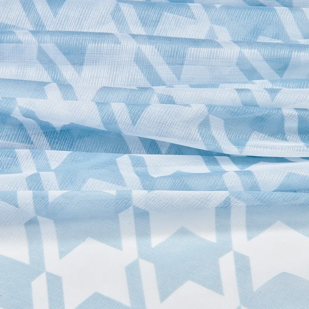 Тюль на ленте «Старс» 250x260 см цвет синий WITERRA STLM-2006750 - Вид №1