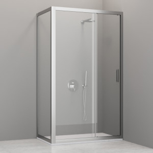 745503 Раздвижная дверь FPSC50 h2000, прозрачное стекло 6 мм, профиль хром, Kerasan Cabine doccia Италия