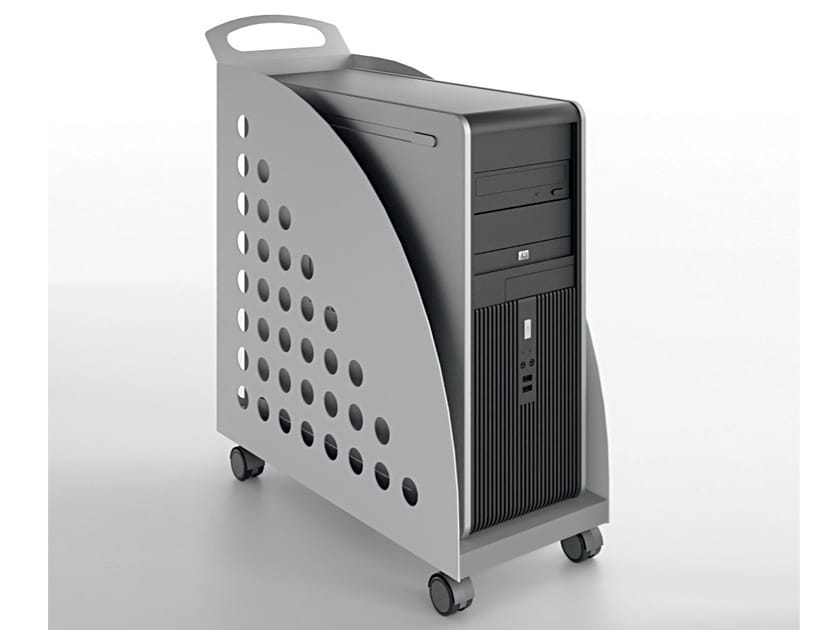 Металлическая напольная подставка для процессора и ноутбука с колесами DVO Wire Management ARCH-00152331