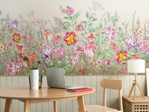 Обои с цветочными мотивами