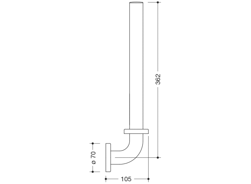801.21B403 запасной держатель бумаги HEWI Edition matt | Polyamid  - Вид №5