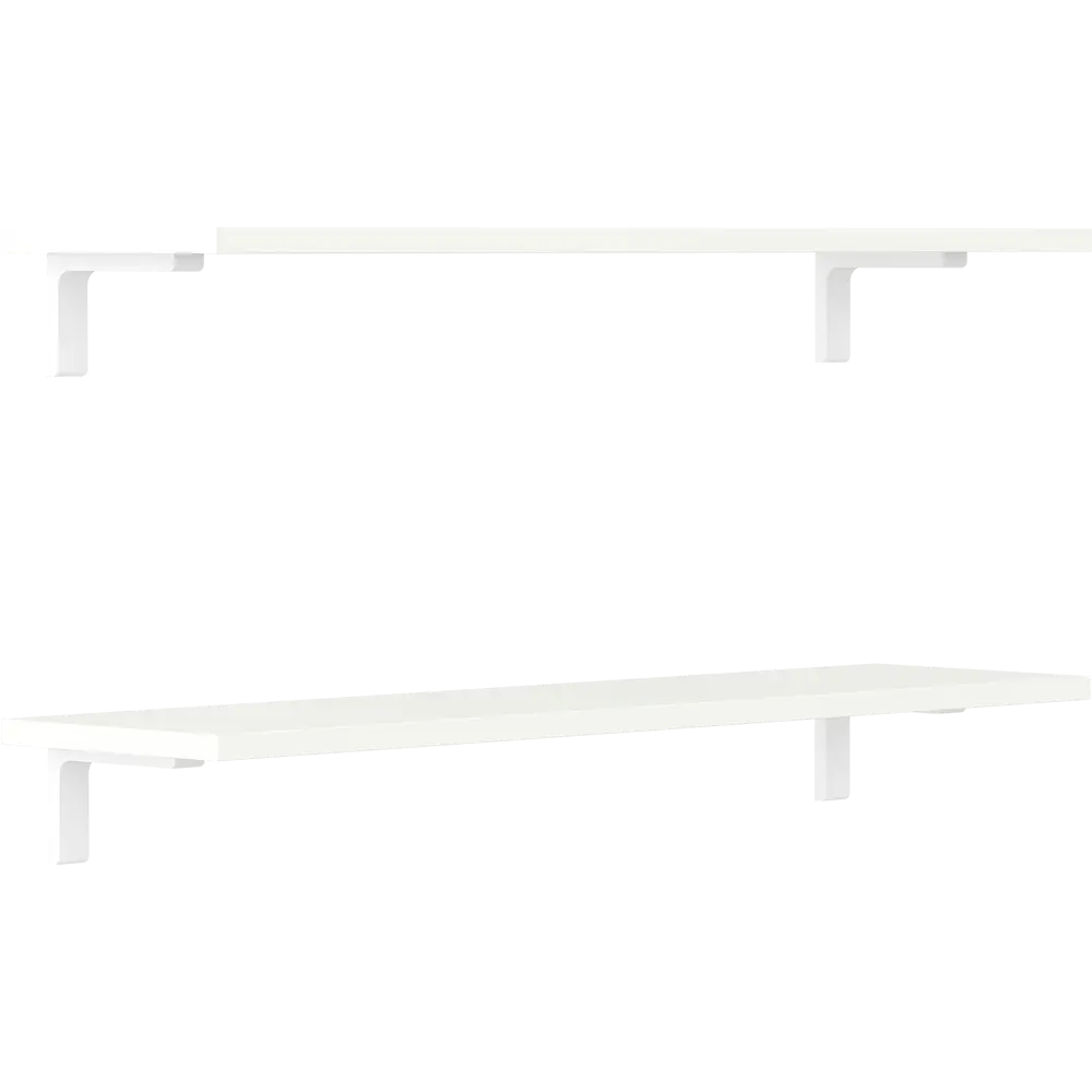 Santreyd Полка настенная Белый лед 80x20 см для стильного интерьера 89392611 STLM-1539789