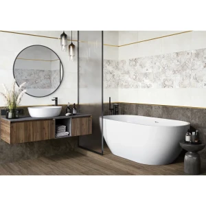 Настенная плитка Alma Ceramica Oxford 14 30x60 см 1.98 м² матовая цвет бежевый