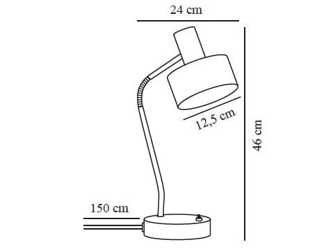 Металлическая настольная лампа Nordlux MATIS ARCH-00082290 - Вид №11