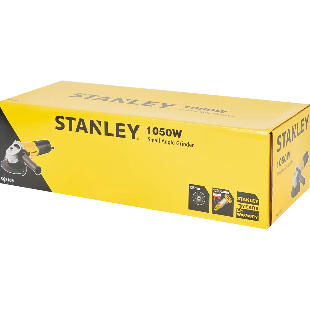 УШМ сетевая Stanley SGS105, 1050 Вт, 125 мм STLM-2096256 - Вид №5