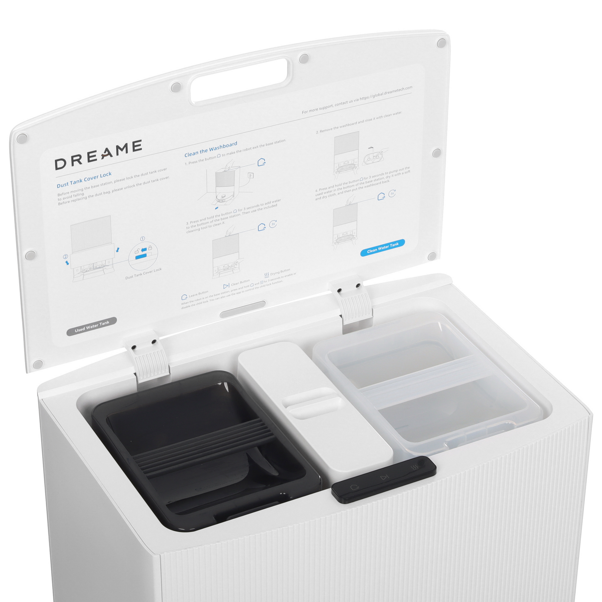 5469459 Робот-пылесос Dreame L20 Ultra Complete белый STDN-0062637 - Вид №7