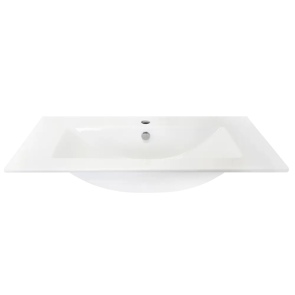 Sanita Luxe Quadro 90 — Фарфоровая раковина для встройки 82582173 Квадро STLM-0030581