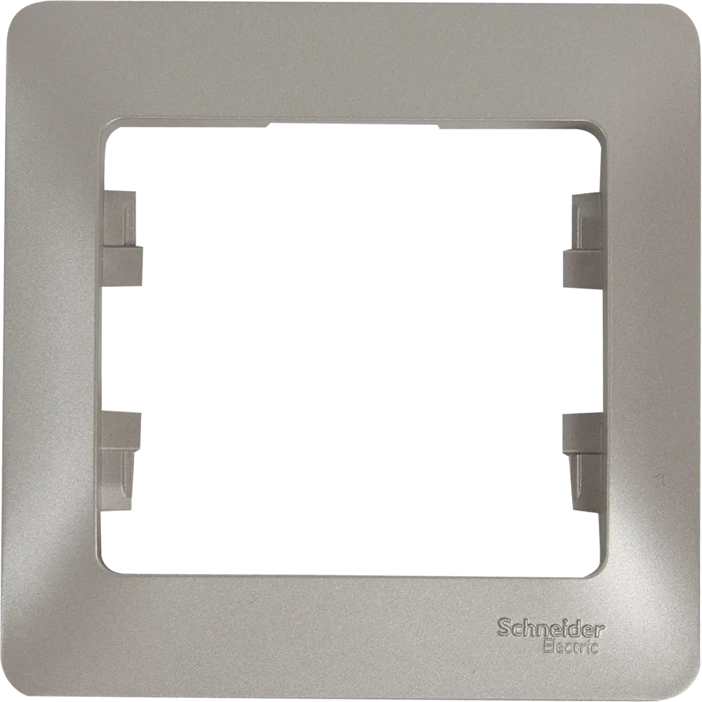 Schneider Electric Glossa - Элегантная рамка для розеток платинового оттенка 84693670