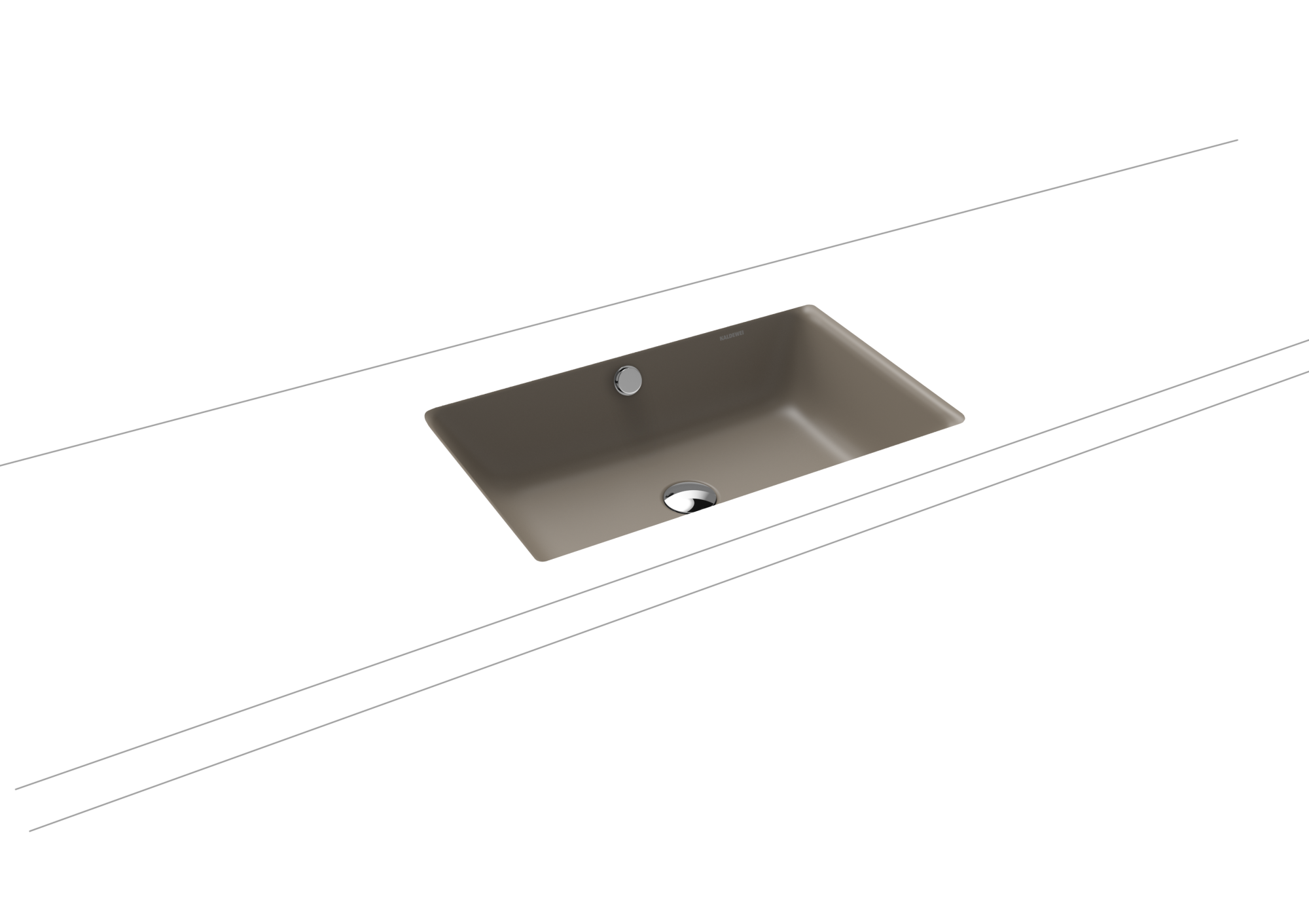 Умывальник KALDEWEI Сталь эмалированная 3160 448 теплый серый 60 3160448