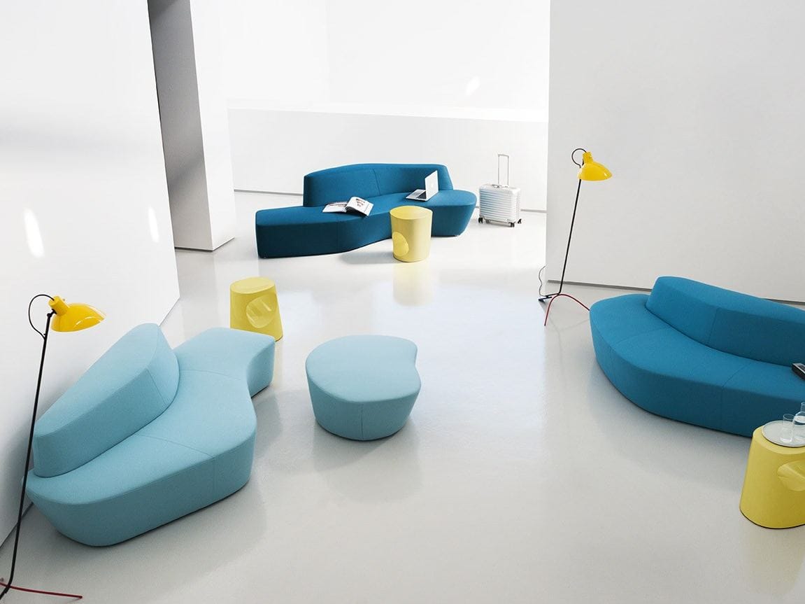 Тканевая скамья со спинкой Tacchini ARCH-00070982 - Вид №1