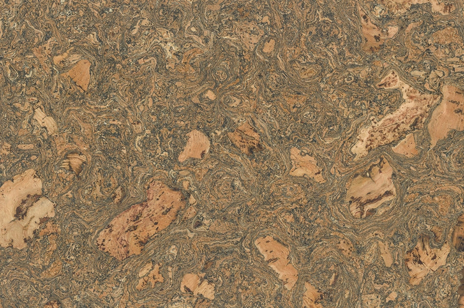 005 900 093 Пробковая плитка для стен Twist Black GRANORTE Decodalle