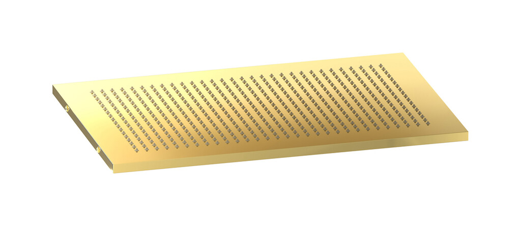 полувстраиваемая душевая лейка с дождевой струей WE ARE IB av520oo Gold Aqua