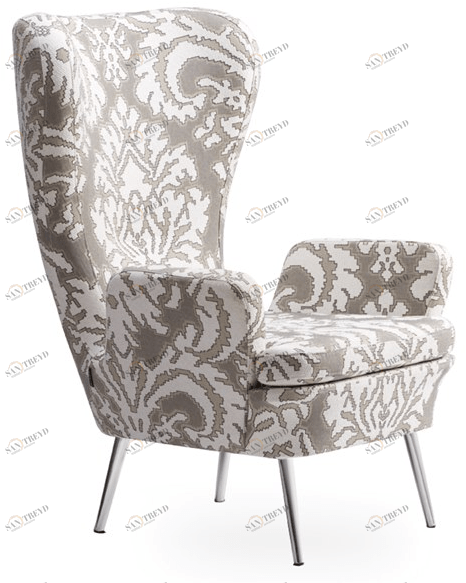 ROSSIN Кресло из ткани Deco sun-id-1471912