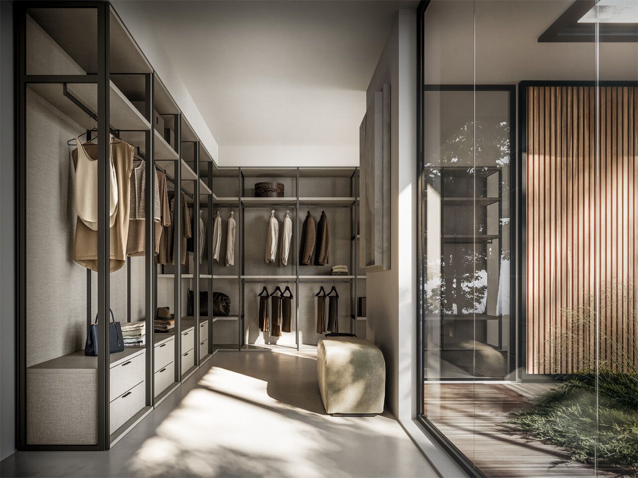 Деревянная секционная гардеробная Santalucia Mobili Luxury ARCH-00068324 - Вид №2