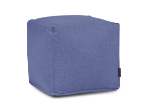 Переработанная ткань квадратный съемный мешок пуф