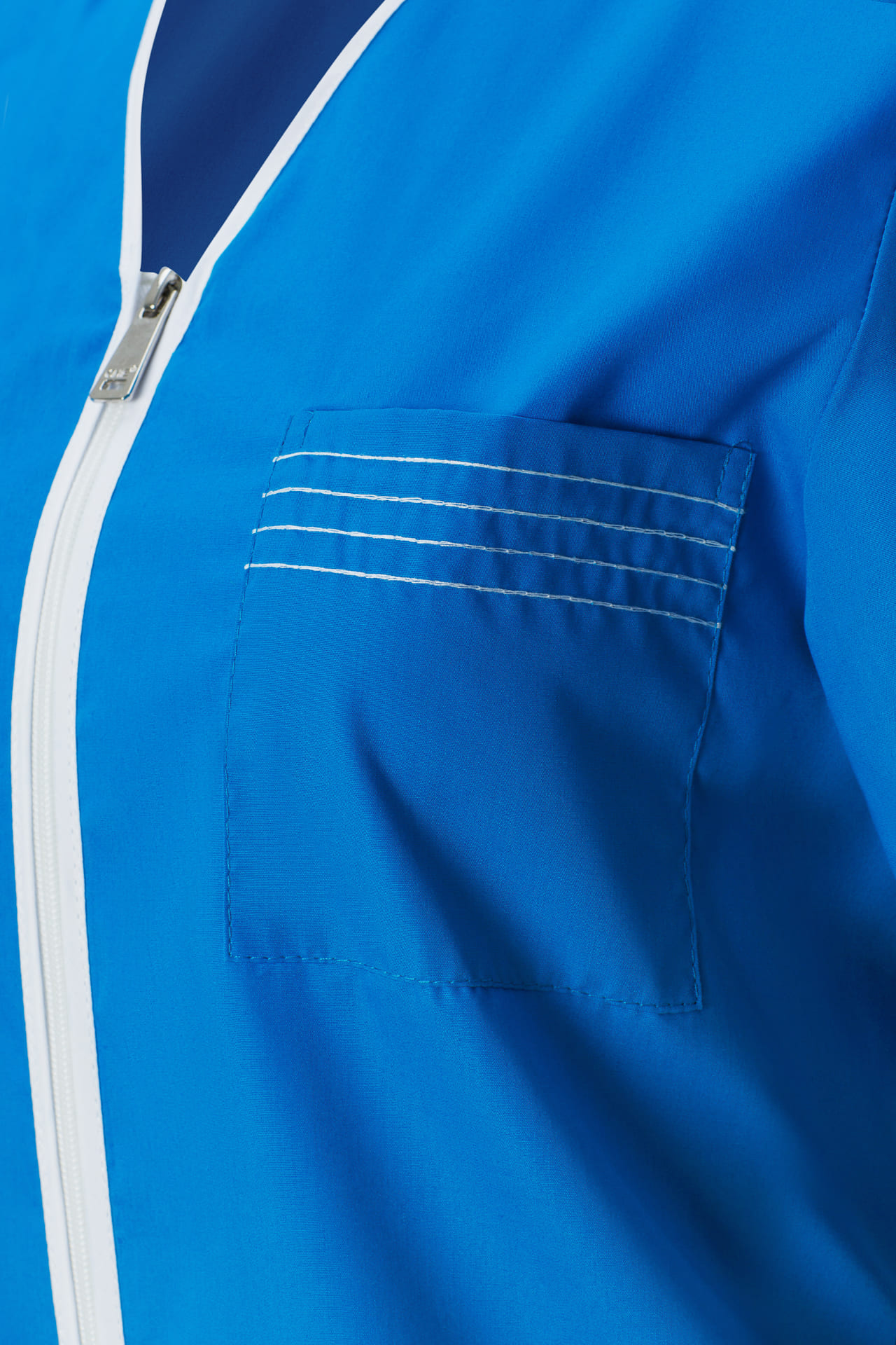 66184 Куртка "Сервис" темно-голубая  Медицинская одежда  размер 56/158-164 Спецодежда  - Вид №2