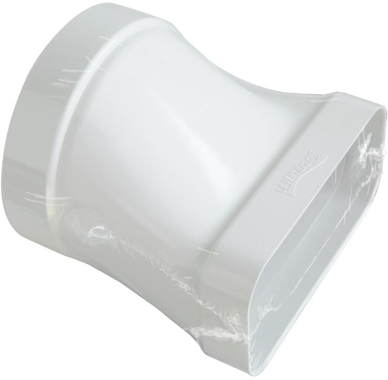 First Corporation Горизонтальное соединение в абс от круглой трубы к прямоугольной La ventilazione Cgo157b - Вид №1