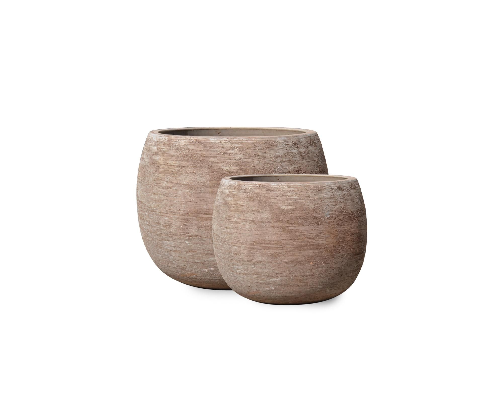 Круглый глиняный садовый горшок Vincent sheppard SAYA ARCH-00149835 - Вид №15