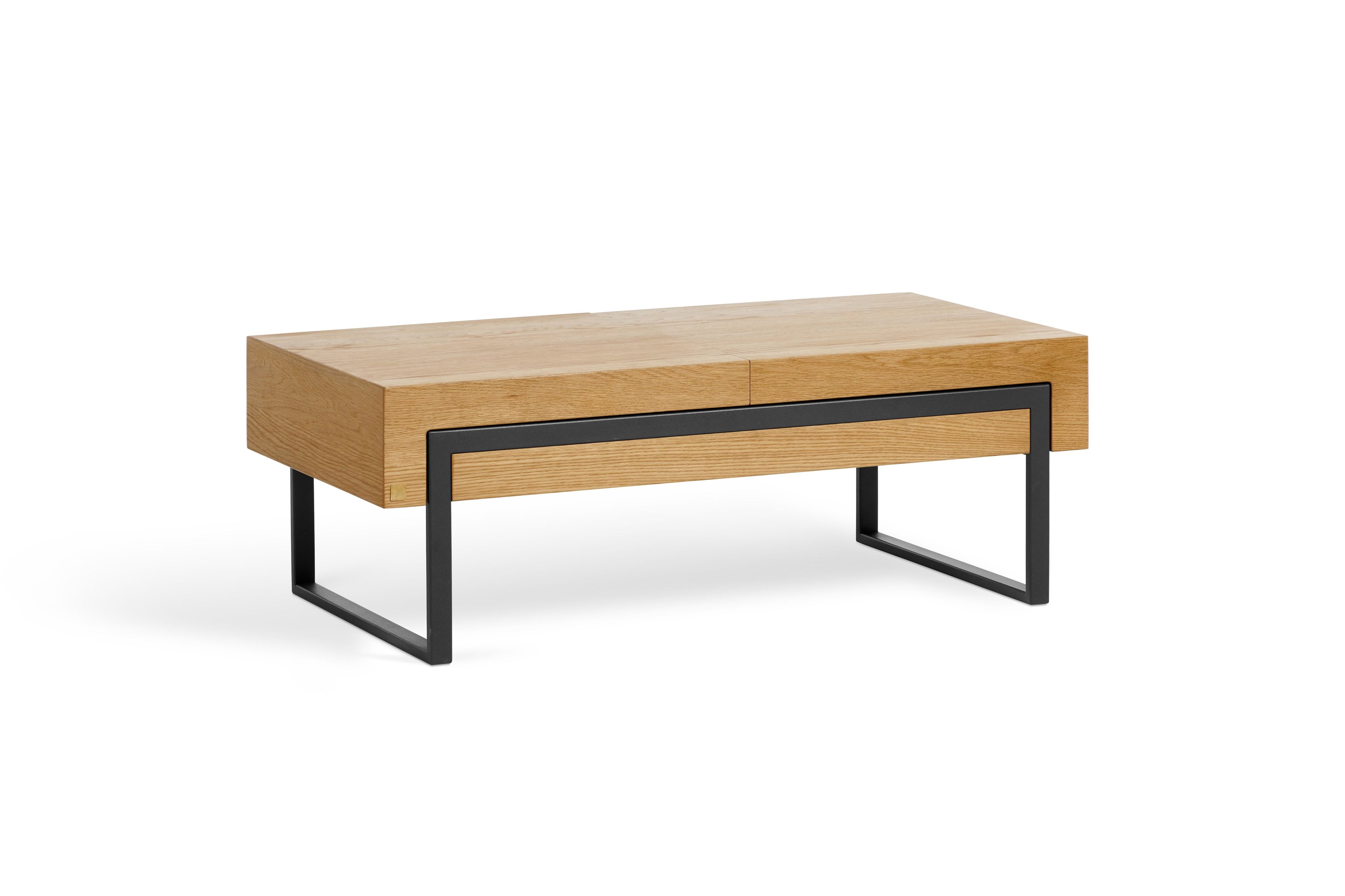 Журнальный столик из массива дерева с отсеком для хранения Milla & Milli офсетная ARCH-00147250 - Вид №11