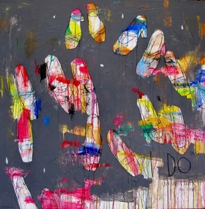 ICI ET LÀ Я акрил твоя ткань The catman Ac100-49