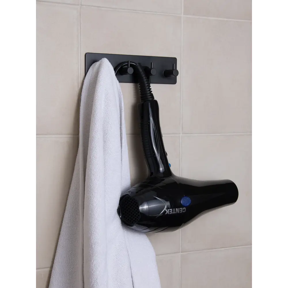 Крючок самоклеящийся квадрат четверной черный Santreyd STLM-2029504 - Вид №10