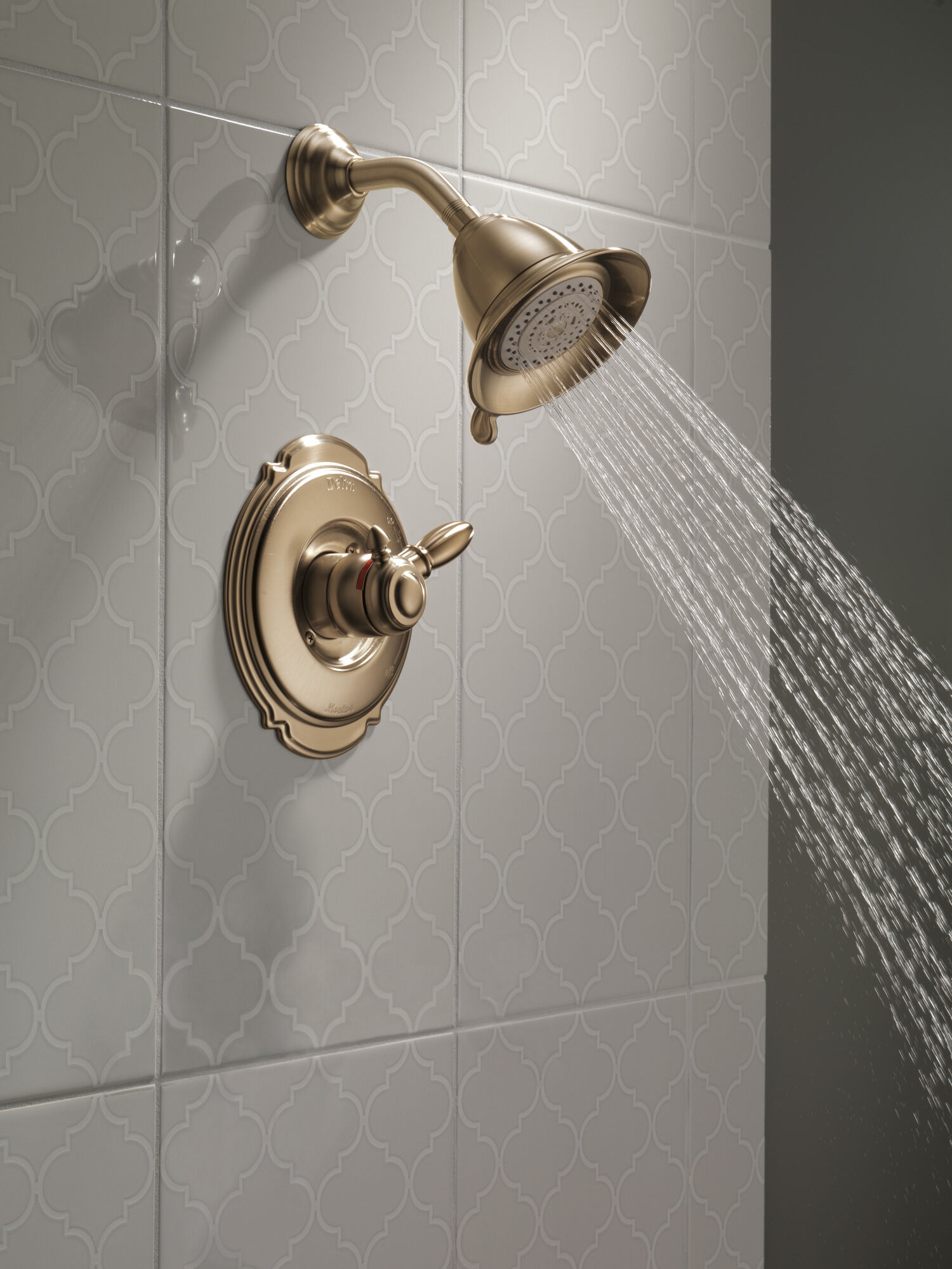 T17255-CZ Облицовка для душа Monitor® серии 17 Delta Faucet Victorian Шампанское бронза - Вид №4