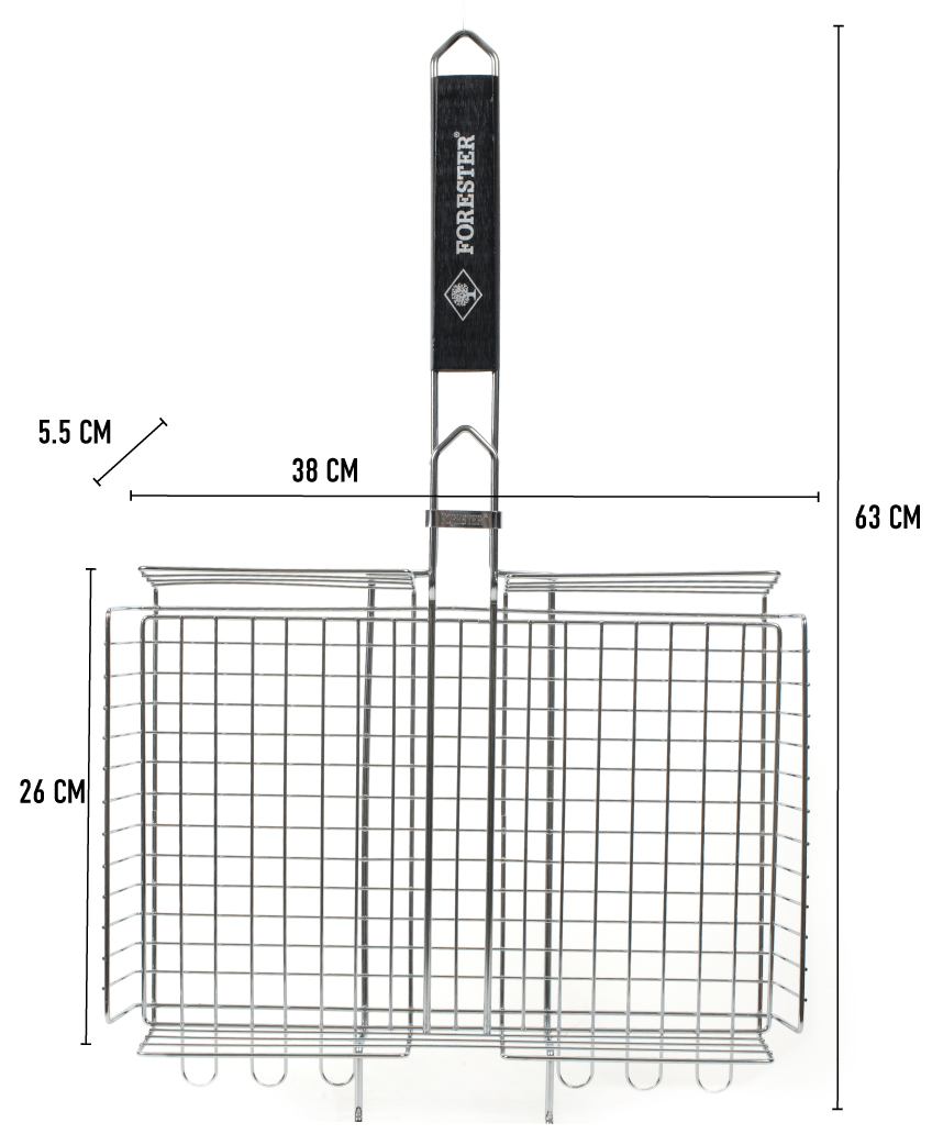 82641624 Решетка-гриль Forester 26х38 см STLM-0032745 Santreyd  - Вид №2