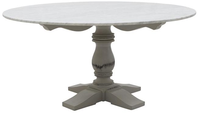 Il Giardino di Legno Круглый обеденный стол из мрамора Mozaic Moza0478 - Вид №1