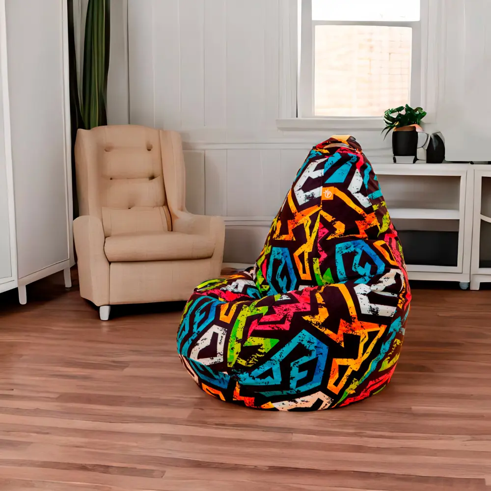 Кресло-груша Оксфорд XL принт хайп Santreyd STLM-2129095 - Вид №2