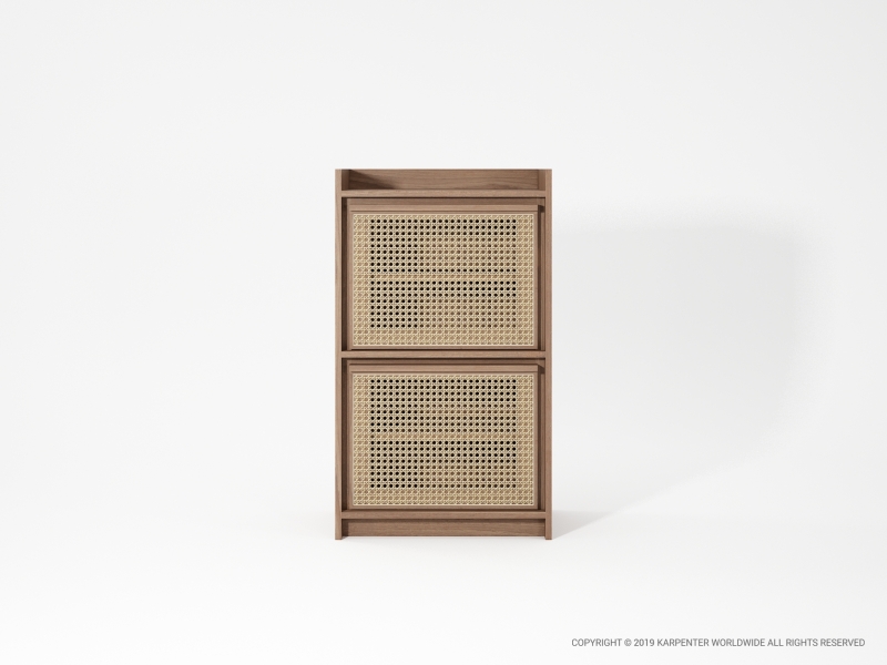 593_1249 Буфет вертикальный с 2 ​​дверцами Karpenter ROOTS